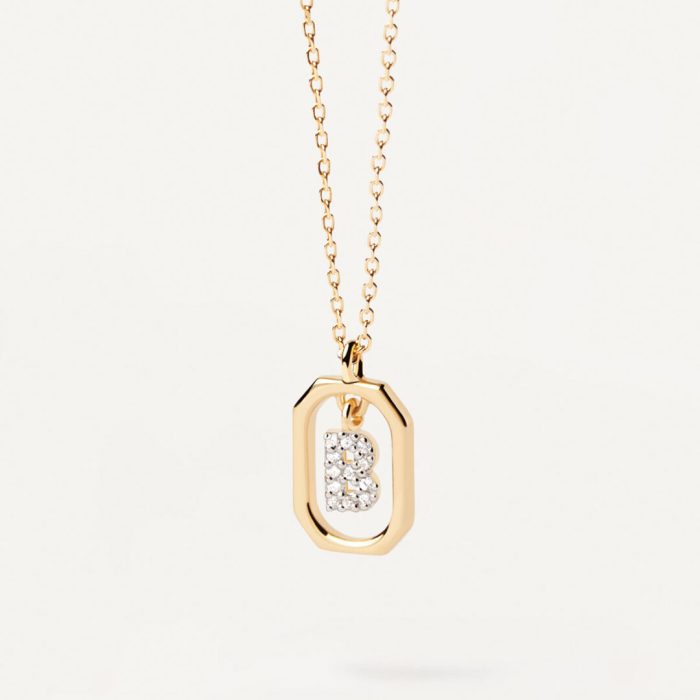 PD Paola Mini Letter B Necklace - Image 2