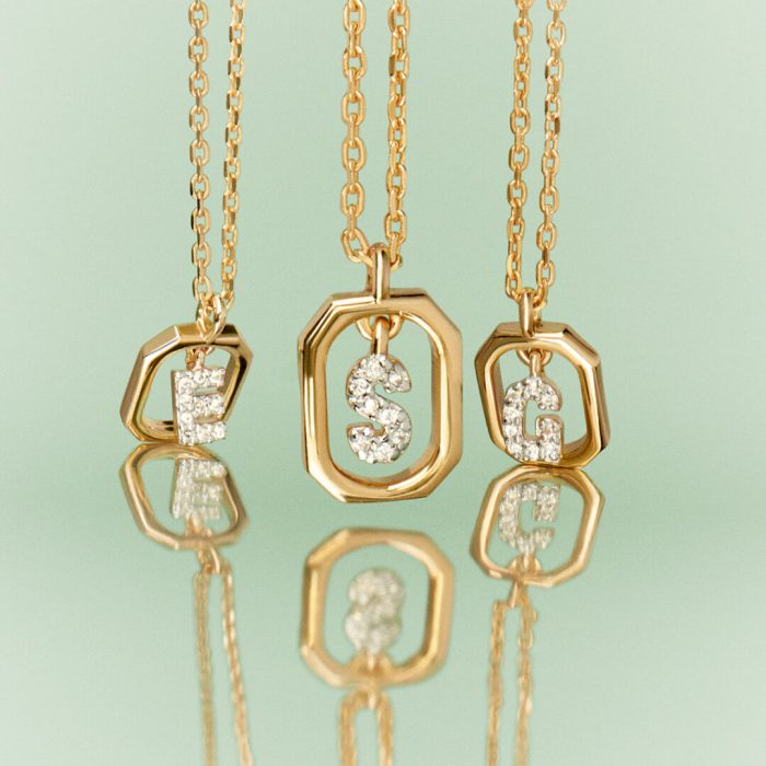 PD Paola Mini Letter E Necklace - Image 3