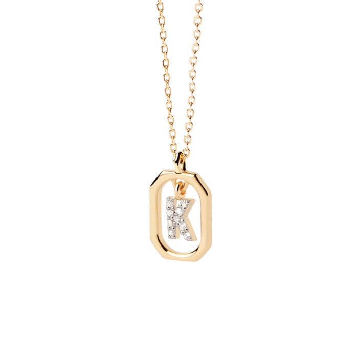 PD Paola Mini Letter K Necklace