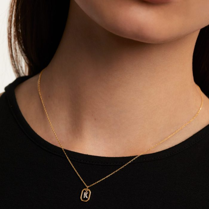 PD Paola Mini Letter K Necklace - Image 3