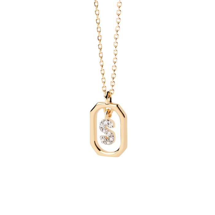 PD Paola Mini Letter S Necklace - Image 1