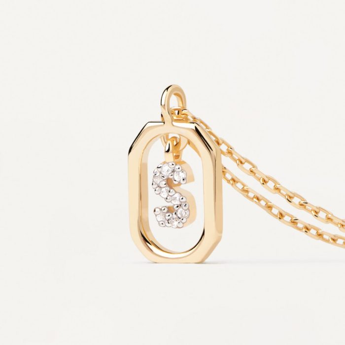 PD Paola Mini Letter S Necklace - Image 2
