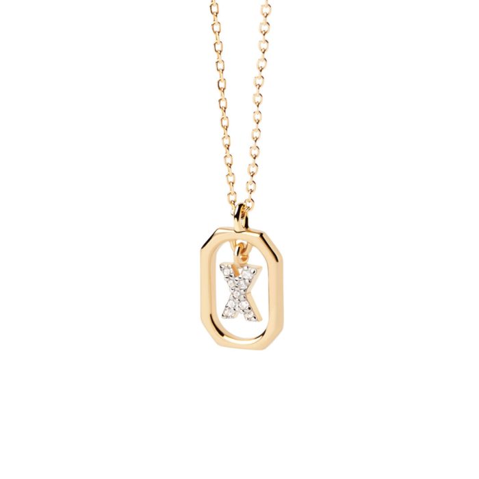 PD Paola Mini Letter X Necklace