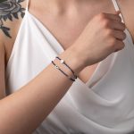 Round Evil Eye Lapis Bracelet - Image 2