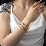 Lapis Lazuli Bracelet - 925 Sterling Silver and Gold Plated Bracelet - Image 2