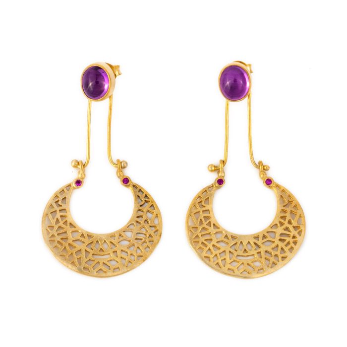 Tourmaline Dangle Earrings - Image 1
