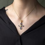 925 Sterling Silver and Gold Plated - Tanzanite Necklace - Image 2