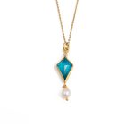 925 Sterling Silver and Gold Plated Pariba Necklace