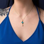 925 Sterling Silver and Gold Plated Pariba Necklace - Image 2