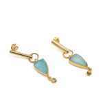 Amazonite Drop Earrings - Image 3