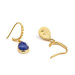 Lapis Teardrop Earrings - Image 3