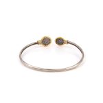 Bangle Βραχιόλι Δίσκος της Φαιστού - Ασήμι 925 και Χρυσό 14Κ - Image 3