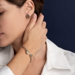 Bangle Βραχιόλι Δίσκος της Φαιστού - Ασήμι 925 και Χρυσό 14Κ - Image 2
