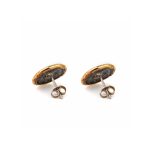 Athena Stud Earrings – 925 Sterling Silver and 14K Gold - Image 3