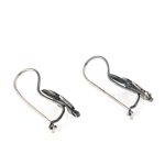 Leaf Stud Earrings – Sterling Silver - Image 2