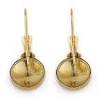 Vergina Sun Earrings - Sterling Silver and Gold Plated - Image 3