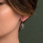 Acropolis Dangle Earrings - 925 Sterling Silver and Gold Plated - Image 2