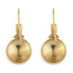 Athena Drop Earrings - 925 Sterling Silver and Gold Plated - Image 3