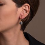 Anthemion Dangle Earrings - 925 Sterling Silver and Gold Plated - Image 2