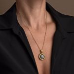 Gold Plated Silver Coin Pendant - Alexander the Great - Image 2