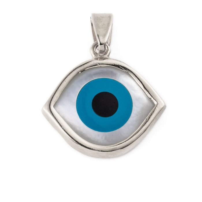 Evil Eye Pendant - Sterling Silver 925 - Image 1
