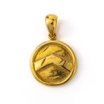 Spartan Shield Pendant - 925 Sterling Silver - Image 3
