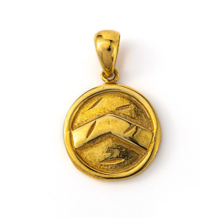 Spartan Shield Pendant - 925 Sterling Silver - Image 3
