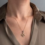 Gerochristo - Classic Cross in 18K Gold and Sterling Silver with ruby - Image 2