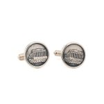 Parthenon Cufflinks - 925 Sterling Silver