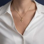 Βυζαντινός Σταυρός Φιλιγκράν από Xρυσό 18Κ - Image 2