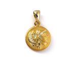 Goddess Athena and Wise Owl Pendant