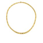 Βυζαντινό Κολιέ με κρύσταλλα Swarovski – Επιχρυσωμένο Ασήμι 925