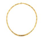 Βυζαντινό Κολιέ με κρύσταλλα Swarovski – Επιχρυσωμένο Ασήμι 925 - Image 3