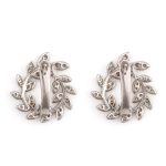 Olive Leaf earrings - 925 Sterling Silver - Image 3