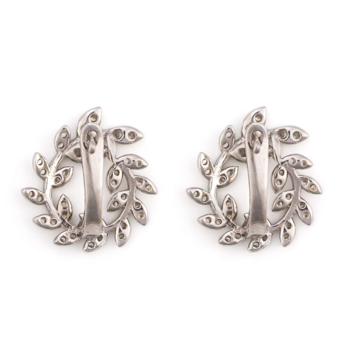Olive Leaf earrings  - 925 Sterling Silver - Image 3