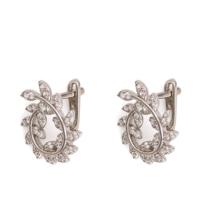 Olive Leaf earrings  - 925 Sterling Silver - Image 4