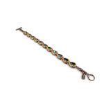 Byzantine Bracelet with London Blue Topaz Swarovski Crystal - Image 2