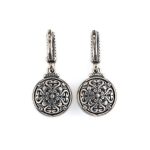 Sterling Silver Blue Topaz Dangle Earrings - Image 3