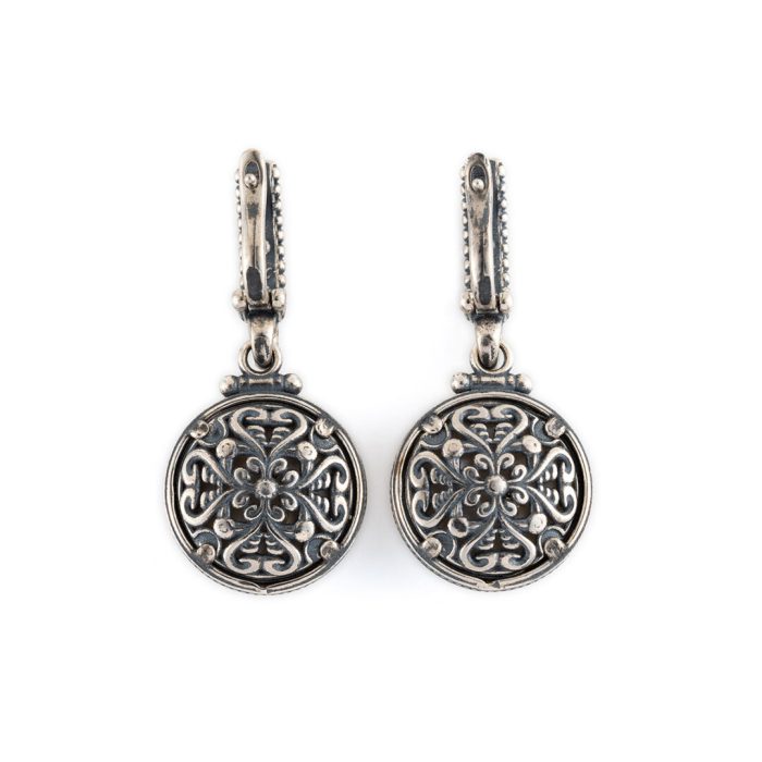 Sterling Silver Blue Topaz Dangle Earrings - Image 3