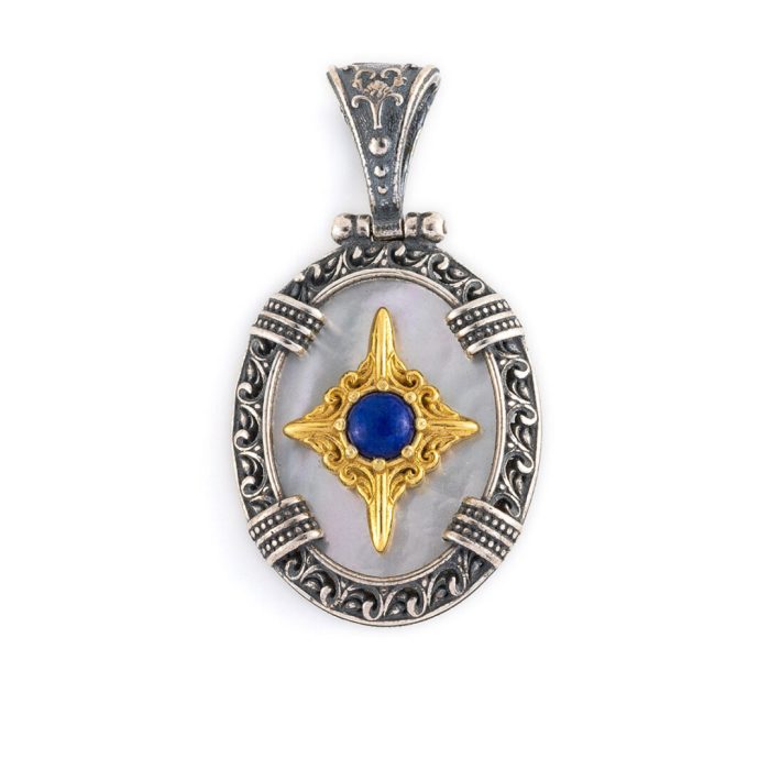 Βυζαντινό Στυλ - Μενταγιόν Lapis Lazuli - Image 1