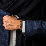 Greek Key Link Bracelet – Sterling Silver and Gold Plated - Image 11