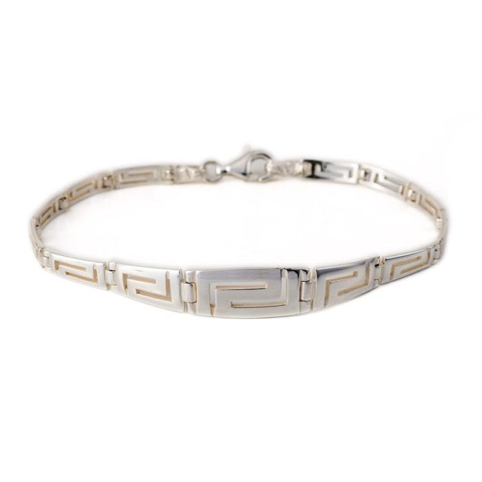 Meander Link Bracelet – 925 Sterling Silver - Image 4