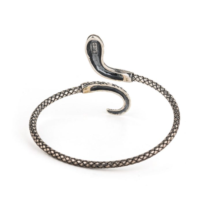 Βραχιόλι Φίδι Cuff - Ασήμι 925 - Image 4