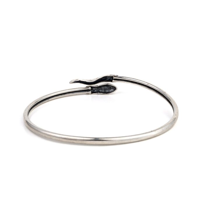Snake Wavy Tail Bracelet - 925 Sterling Silver - Image 3