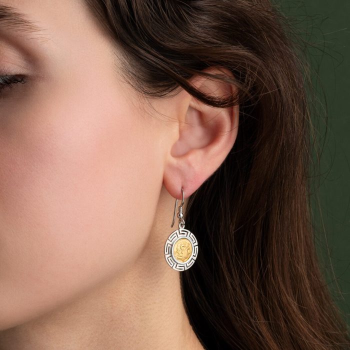 Alexander the Great Dangle Earrings - 925 Sterling Silver - Image 2