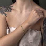 Βραχιόλι με αλυσίδα ματιών – Χρυσό 14Κ - Image 2