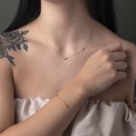 Bracelet Gold K14 with enamel eye - Image 2