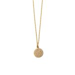 Phaistos Disc Necklace - 14K Gold - Image 4