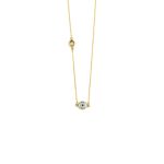 Eye Circle Necklace - 14K Gold