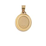Virgin Mary and Jesus Pendant - 14K Gold - Image 2